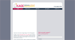 Desktop Screenshot of kagedesign.com.au